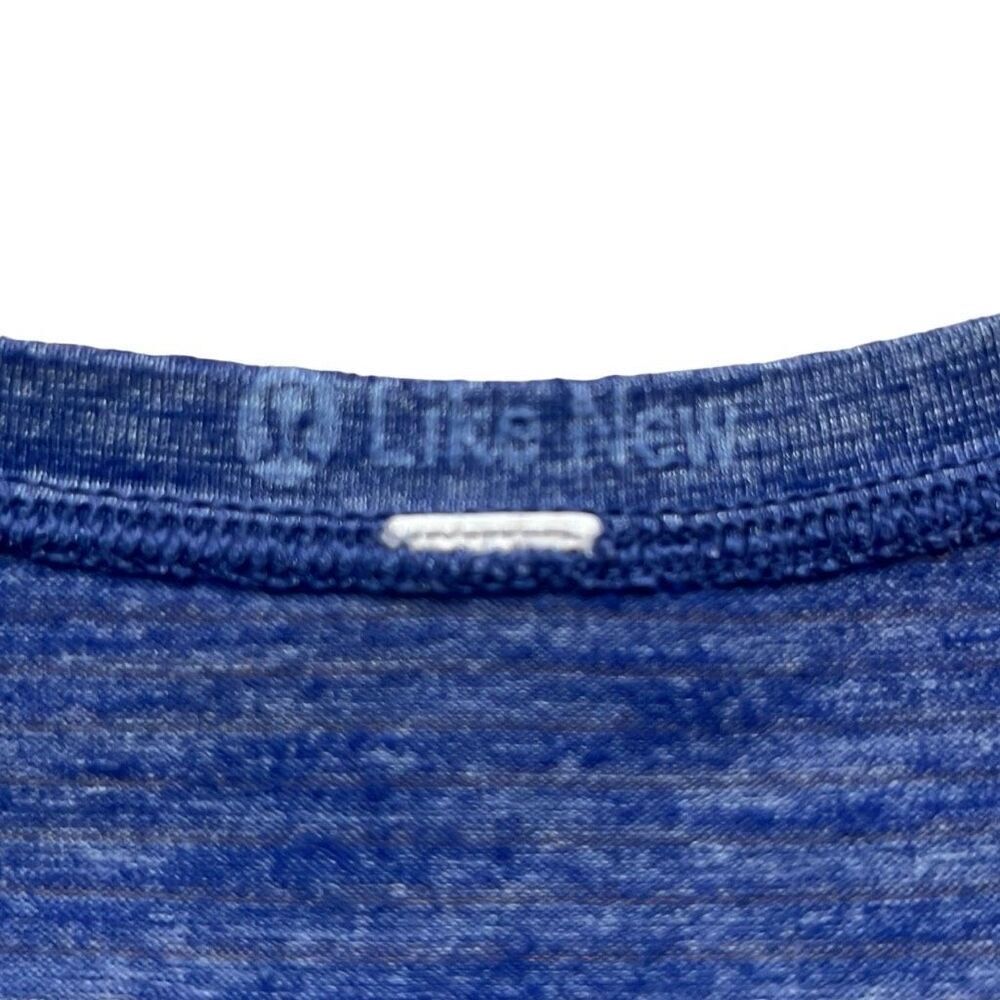 Lululemon 4 Blue Var-City Limited Edition Criss‎ Cross Tank Top Gym Yoga Workout - Picture 6 of 8